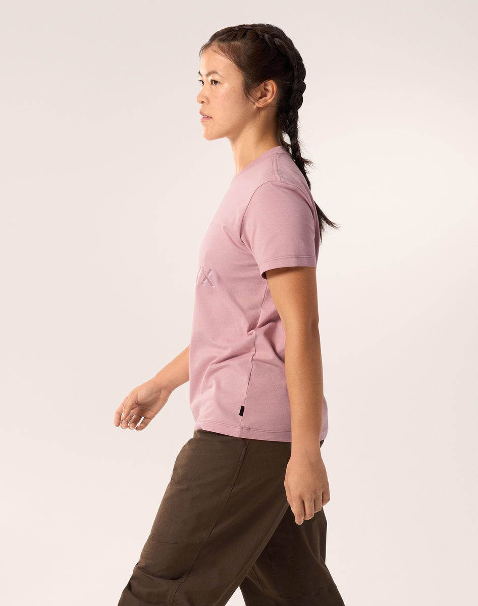アークテリクスtシャツ、ピンク、Mサイズ Arc'teryx Arc'Word Cotton T-Shirt Women's | Square One