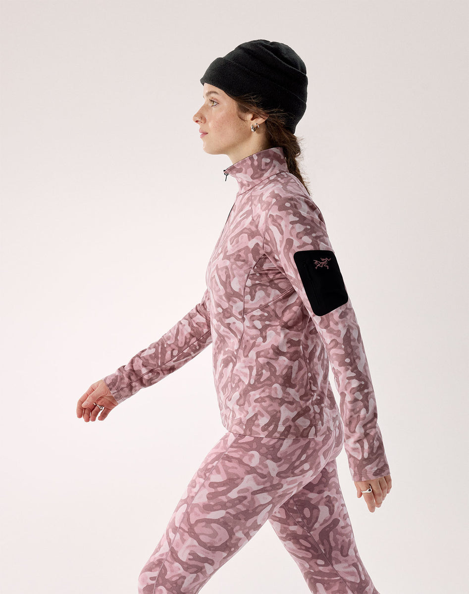 ロー ジップネック ウィメンズ - プリント – アークテリクス公式