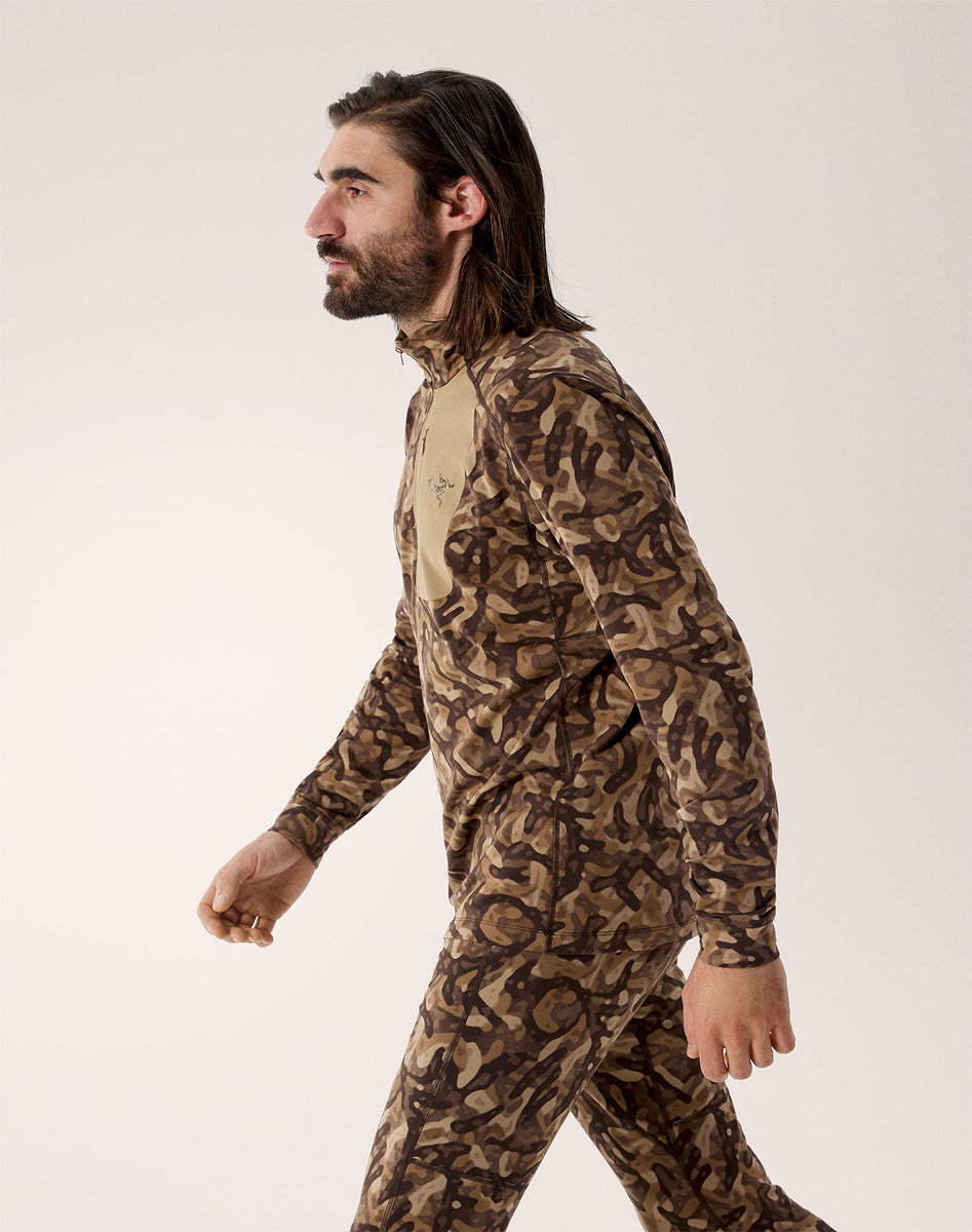 ロー LT ジップネック メンズ - プリント – アークテリクス公式