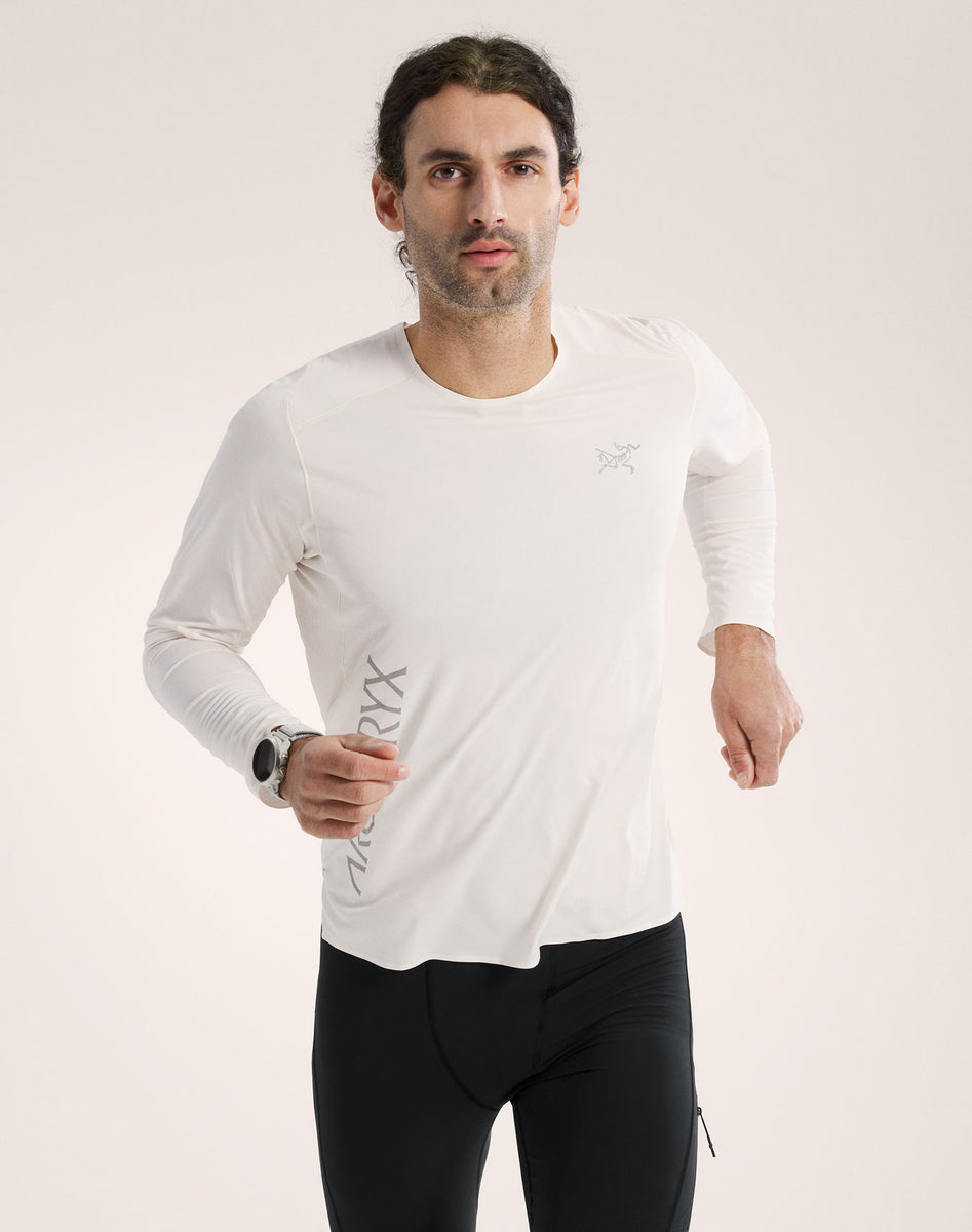 アークテリクス　ノーバンダウンワードロゴ　ロングスリーブ ARC'TERYX ノーバン ダウンワード ロゴ ロングスリーブ メンズ (ARC