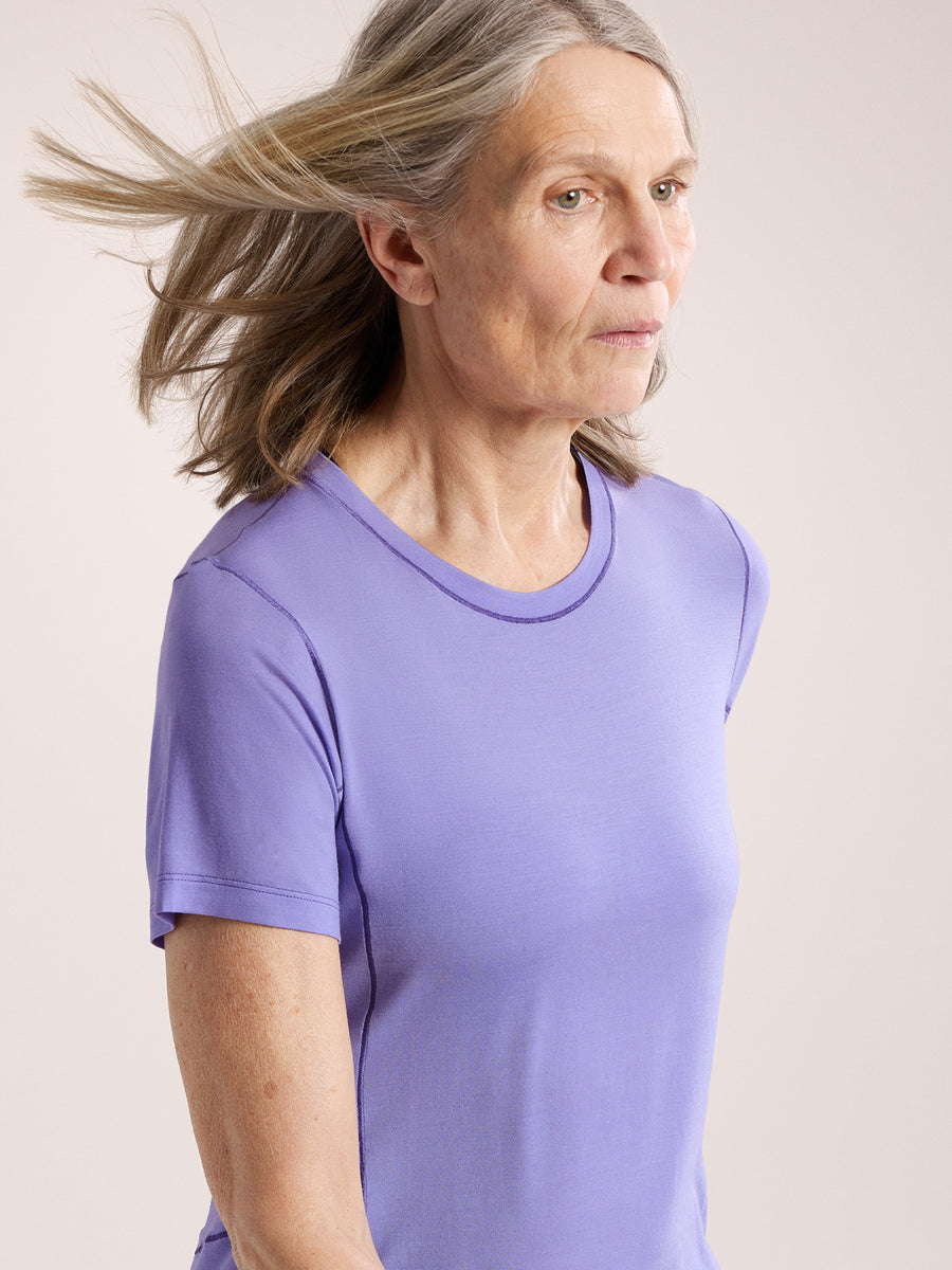(取寄) アークテリクス レディース ラナ メリノ ウール クルー ショート スリーブ Arc'teryx women Lana Merino Wool Crew Short Sleeve Black ラナ メリノウール クルー ショートスリーブ ウィメンズ