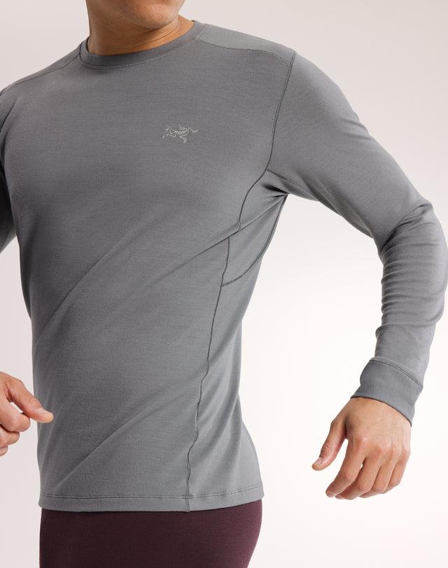 ロー メリノウール クルーネック メンズ