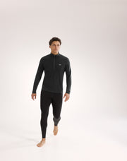 ロー メリノウール ジップネック メンズ