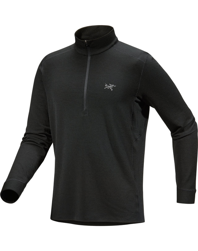 ロー メリノウール ジップネック メンズ