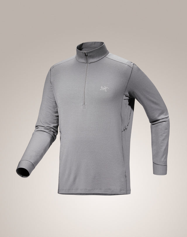 ロー メリノウール ジップネック メンズ