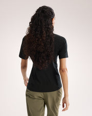 (取寄) アークテリクス レディース ノーバン クルー ショート スリーブ Arc'teryx women Norvan Crew Short Sleeve Black サトロ SL メリノウール クルー ショートスリーブ ウィメンズ