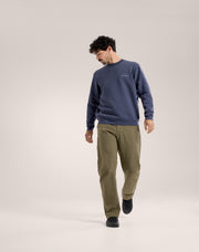 エンブレム フリース クルー メンズ