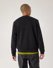 エンブレム フリース クルー メンズ