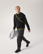 エンブレム フリース クルー メンズ