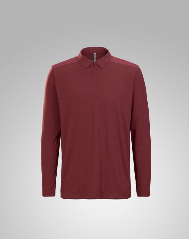 フレーム ロングスリーブ ポロ メンズ