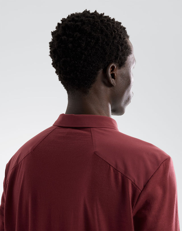 フレーム ロングスリーブ ポロ メンズ