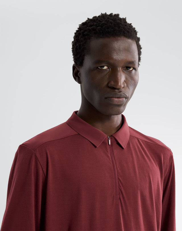 フレーム ロングスリーブ ポロ メンズ