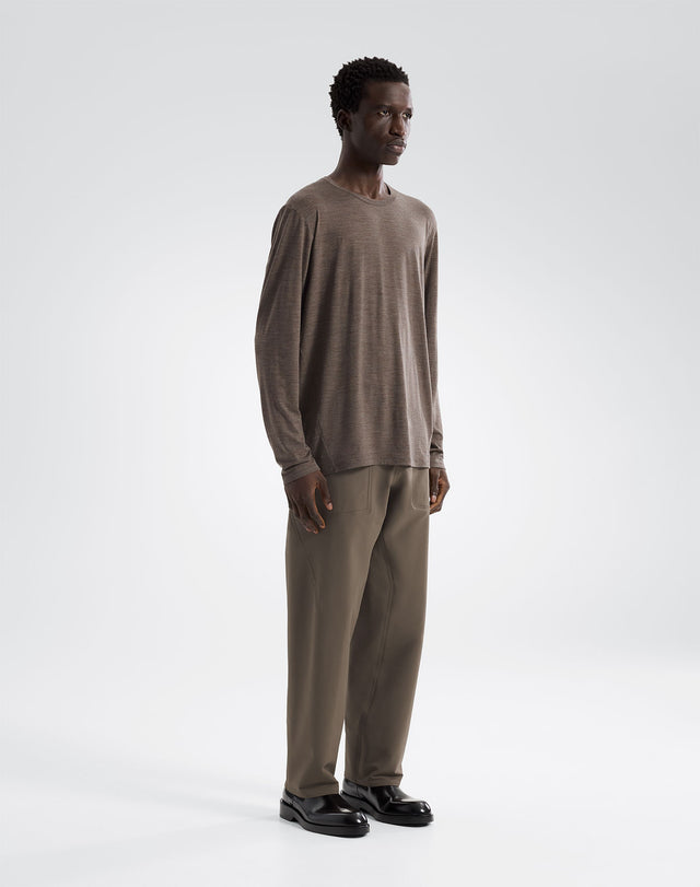 フレーム ロングスリーブ シャツ メンズ