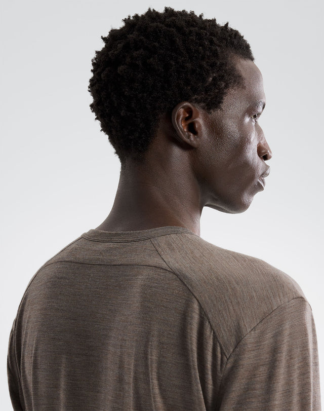 フレーム ロングスリーブ シャツ メンズ