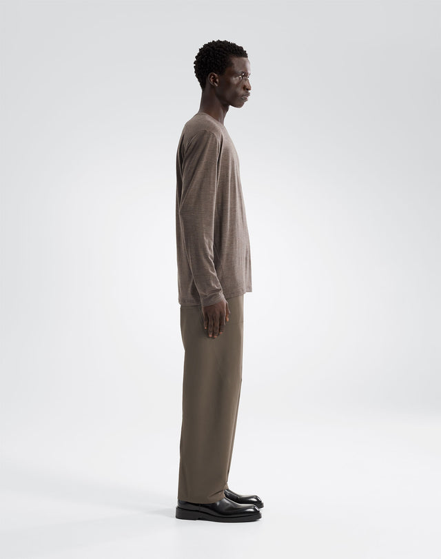 フレーム ロングスリーブ シャツ メンズ