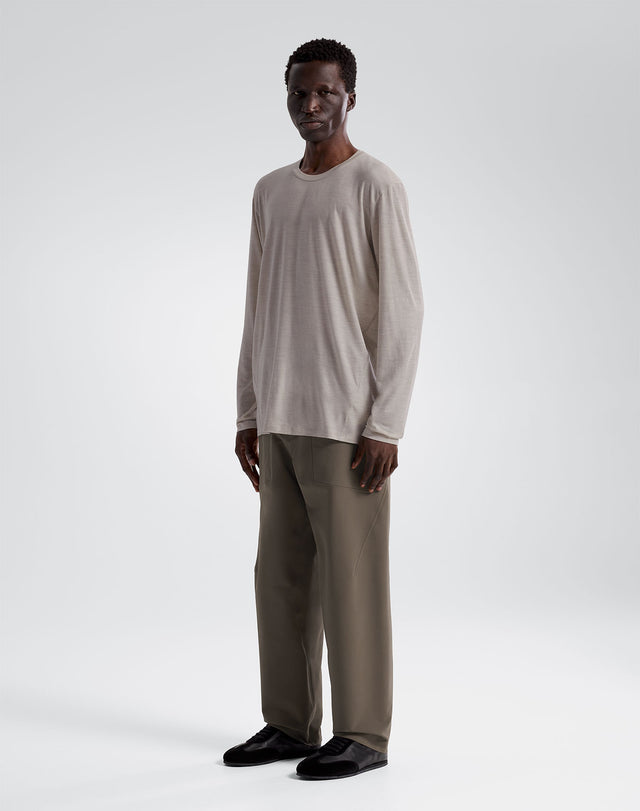 フレーム ロングスリーブ シャツ メンズ