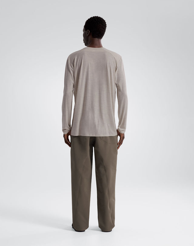 フレーム ロングスリーブ シャツ メンズ