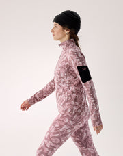 ロー ジップネック ウィメンズ - プリント