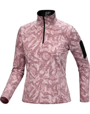 ロー ジップネック ウィメンズ - プリント