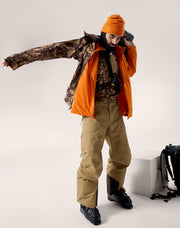 ロー LT ジップネック メンズ - プリント