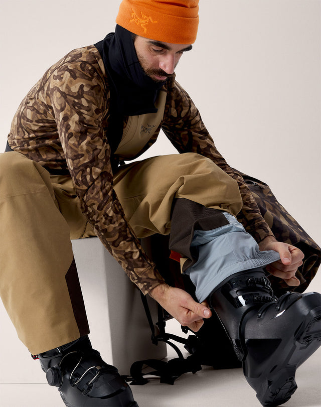 ロー LT ジップネック メンズ - プリント