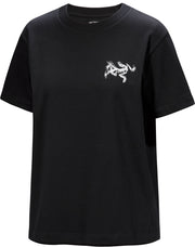 クラッグ コットン バード タイル クルー ショートスリーブ ウィメンズ