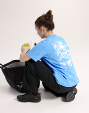 クラッグ コットン バード タイル クルー ショートスリーブ ウィメンズ