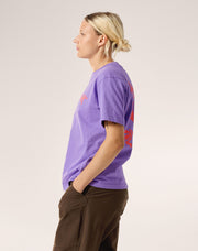 クラッグ コットン バード タイル クルー ショートスリーブ ウィメンズ