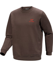 エンブレム フリース クルー メンズ