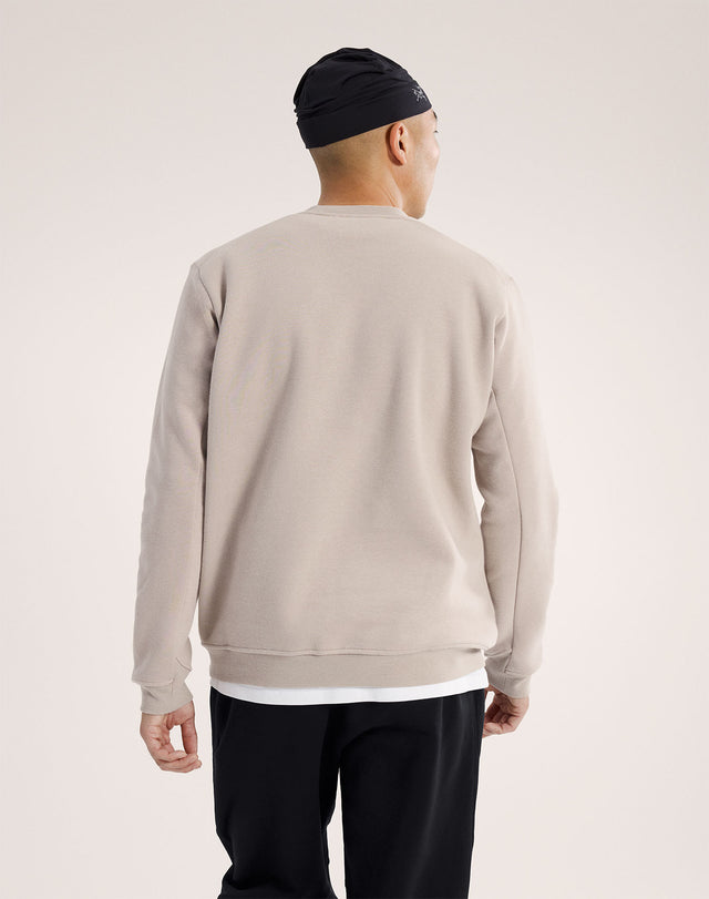 エンブレム フリース クルー メンズ