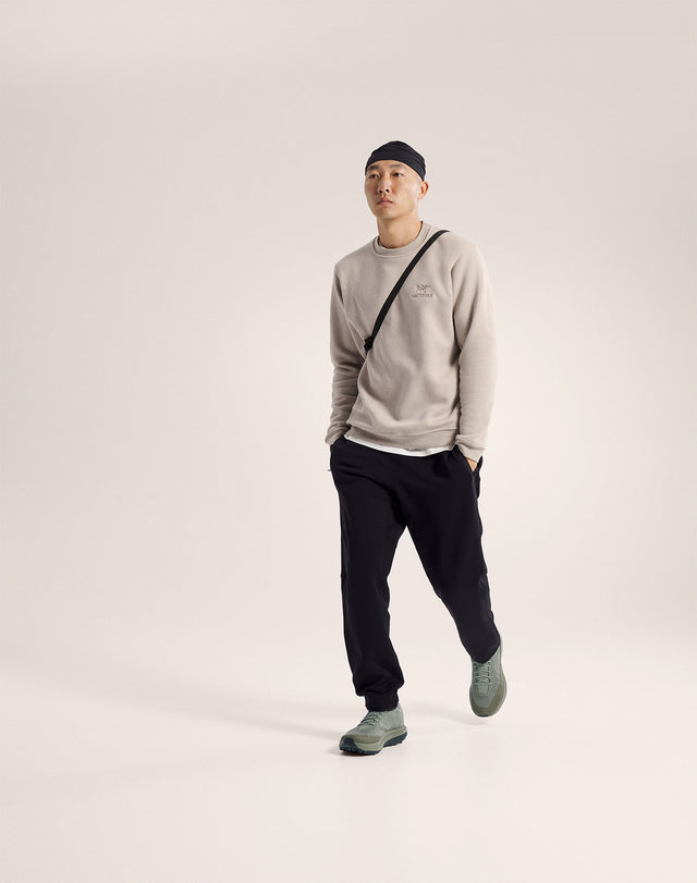 エンブレム フリース クルー メンズ