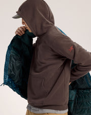 エンブレム フリース フーディ メンズ