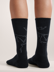 メリノウール ミッド バード ソックス