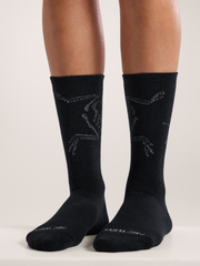 メリノウール ミッド バード ソックス