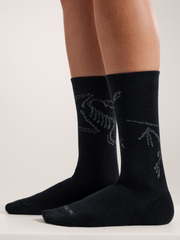 メリノウール ミッド バード ソックス