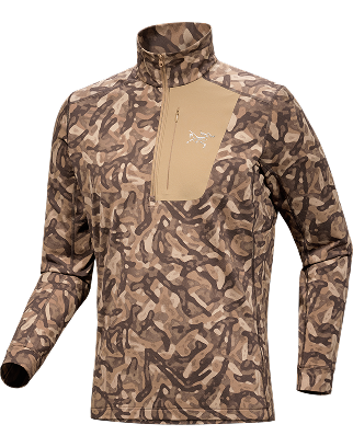 <p>ロー LT ジップネック<br/>メンズ - プリント</p>